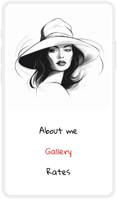 Affordable web design package for escorts starting at 350 EUR with blog and wish list.