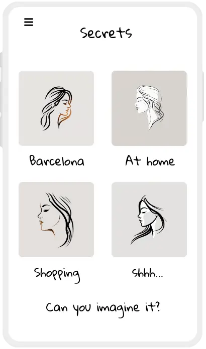 Professional web design for luxury escorts in Barcelona, elegant and minimalist.