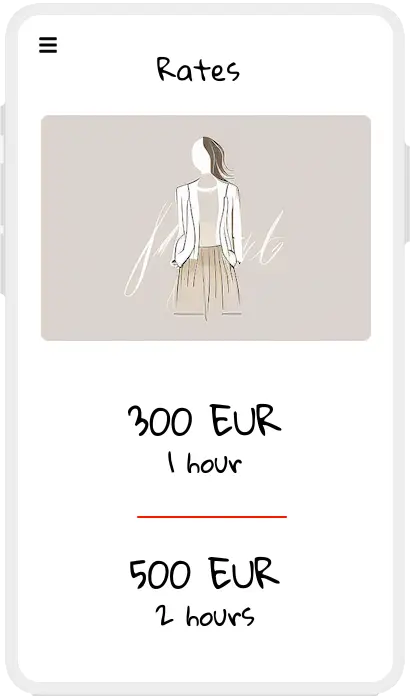 Premium web design for escorts in Barcelona, modern and tailored for high-end clients.